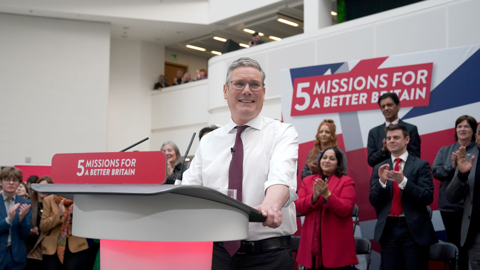 Keir Starmer promises to ‘give Britain its future back’ as he sets out five missions for government | Politics News